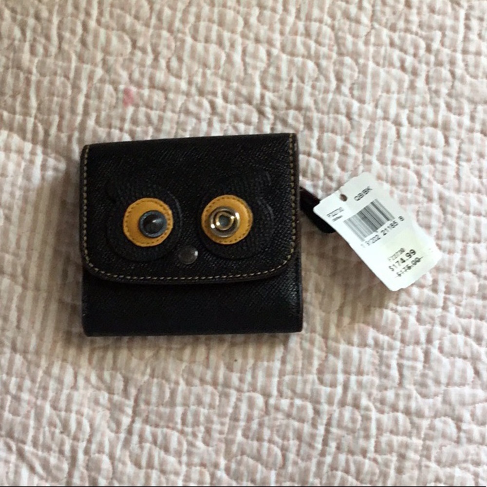 Brand New Owl Coach Wallet